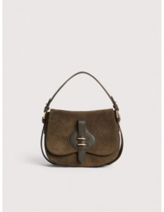 Borsa a mano in camoscio Coccinelle Mavery Small – Fango - foto 1