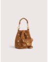 Borsa secchiello in camoscio ricamato Coccinelle Beat Generation Small – Cognac Borsa secchiello in camoscio ricamato Coccinelle Beat Generation Small – Cognac
