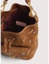 Borsa secchiello in camoscio ricamato Coccinelle Beat Generation Small – Cognac Borsa secchiello in camoscio ricamato Coccinelle Beat Generation Small – Cognac