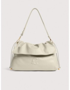 Borsa a spalla in pelle liscia Coccinelle Lidia Medium – Eucalipto - foto 1