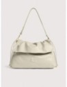 Borsa a spalla in pelle liscia Coccinelle Lidia Medium – Eucalipto