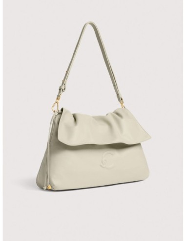 Borsa a spalla in pelle liscia Coccinelle Lidia Medium – Eucalipto - foto 2