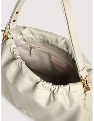 Borsa a spalla in pelle liscia Coccinelle Lidia Medium – Eucalipto - foto 3