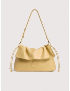Borsa a spalla in pelle liscia Coccinelle Lidia Small – Honey - foto 1