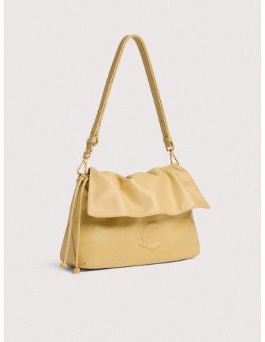 Borsa a spalla in pelle liscia Coccinelle Lidia Small – Honey - foto 2