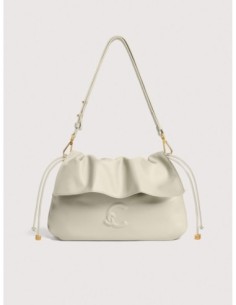 Borsa a spalla in pelle liscia Coccinelle Lidia Small – Eucalipto - foto 1