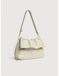 Borsa a spalla in pelle liscia Coccinelle Lidia Small – Eucalipto - foto 1 2