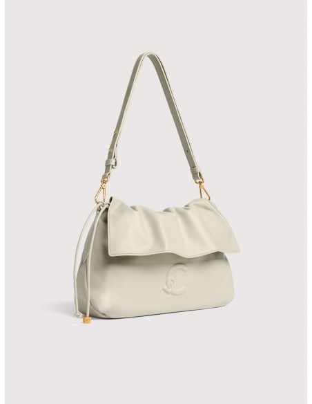 Borsa a spalla in pelle liscia Coccinelle Lidia Small – Eucalipto - foto 2