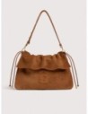 Borsa a spalla in camoscio Coccinelle Lidia Medium – Cognac Borsa a spalla in camoscio Coccinelle Lidia Medium – Cognac