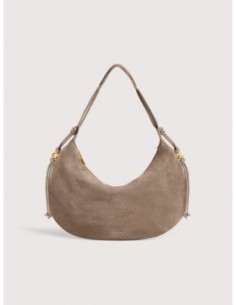 Borsa a spalla in camoscio Coccinelle Thess Medium – Warm Taupe - foto 1