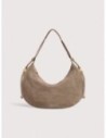 Borsa a spalla in camoscio Coccinelle Thess Medium – Warm Taupe Borsa a spalla in camoscio Coccinelle Thess Medium – Warm Taupe