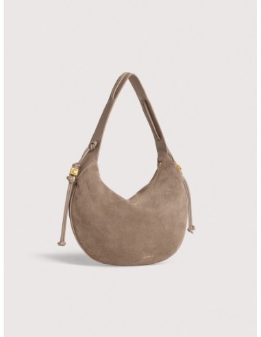 Borsa a spalla in camoscio Coccinelle Thess Medium – Warm Taupe - foto 2