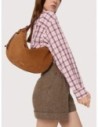 Borsa a spalla in camoscio Coccinelle Thess Medium – Warm Taupe Borsa a spalla in camoscio Coccinelle Thess Medium – Warm Taupe