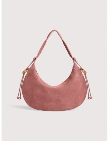 Borsa a spalla in camoscio Coccinelle Thess Medium – Winter Rose - foto 1