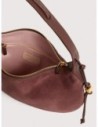 Borsa a spalla in camoscio Coccinelle Thess Medium – Berry
