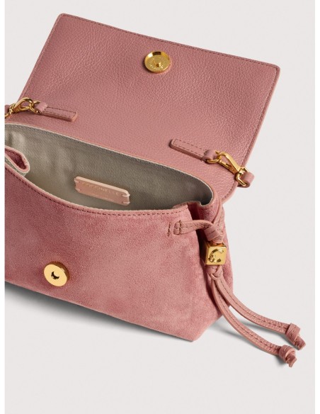 Minibag in camoscio Coccinelle Thess Mini – Winter Rose - foto 3