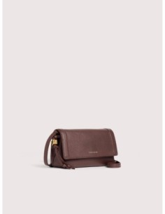 Minibag in pelle con grana Coccinelle Thess Mini – Berry - foto 1 2