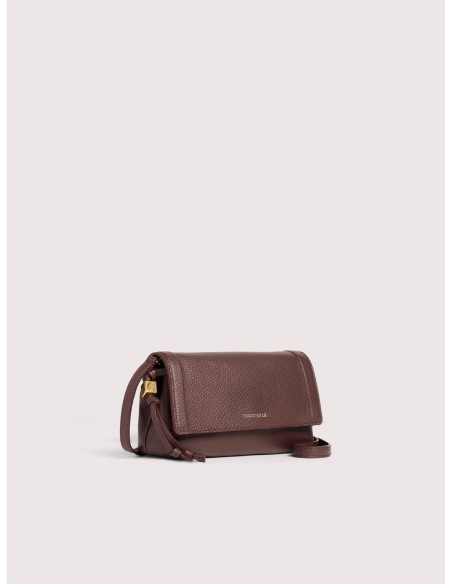 Minibag in pelle con grana Coccinelle Thess Mini – Berry - foto 2