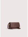 Minibag in pelle con grana Coccinelle Thess Mini – Berry