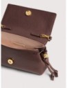 Minibag in pelle con grana Coccinelle Thess Mini – Berry