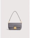 Borsa baguette in pelle con grana Coccinelle C-Me Lock Medium – Stove Borsa baguette in pelle con grana Coccinelle C-Me Lock Medium – Stove