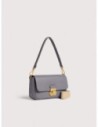 Borsa baguette in pelle con grana Coccinelle C-Me Lock Medium – Stove Borsa baguette in pelle con grana Coccinelle C-Me Lock Medium – Stove