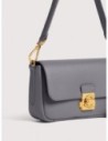 Borsa baguette in pelle con grana Coccinelle C-Me Lock Medium – Stove Borsa baguette in pelle con grana Coccinelle C-Me Lock Medium – Stove