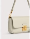 Borsa baguette in pelle con grana Coccinelle C-Me Lock Medium – Eucalipto Borsa baguette in pelle con grana Coccinelle C-Me Lock Medium – Eucalipto