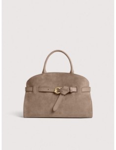 Borsa a mano in camoscio Coccinelle Sabine Medium – Warm Taupe - foto 1