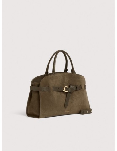 Borsa a mano in camoscio Coccinelle Sabine Medium – Fango - foto 2