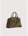 Borsa a mano in camoscio Coccinelle Sabine Medium – Fango Borsa a mano in camoscio Coccinelle Sabine Medium – Fango