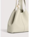 Borsa shopping in pelle con grana Coccinelle C-Easy Large – Eucalipto