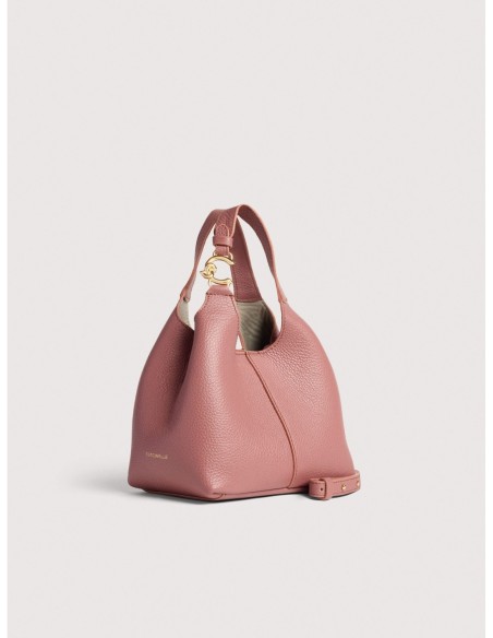 Borsa a mano in pelle con grana Coccinelle C-Easy Small – Winter Rose - foto 2