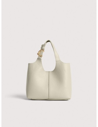 Borsa a mano in pelle con grana Coccinelle C-Easy Small – Eucalipto - foto 1