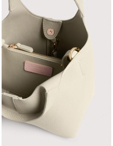 Borsa a mano in pelle con grana Coccinelle C-Easy Small – Eucalipto - foto 3