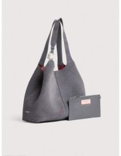 Borsa shopping in camoscio Coccinelle C-Easy Large – Stove - foto 1 2