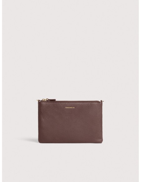 Minibag a tracolla in pelle con grana Coccinelle Best Crossbody Mini – Berry - foto 1