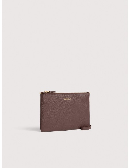 Minibag a tracolla in pelle con grana Coccinelle Best Crossbody Mini – Berry - foto 2