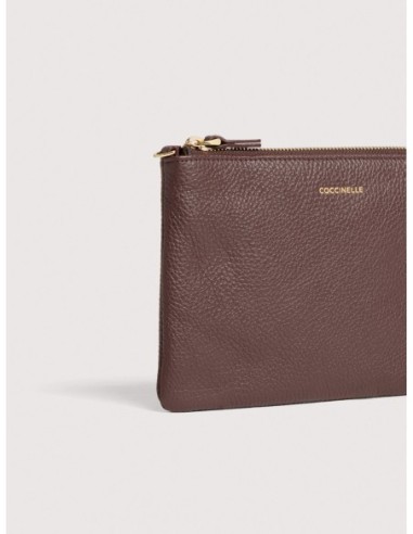 Minibag a tracolla in pelle con grana Coccinelle Best Crossbody Mini – Berry - foto 4