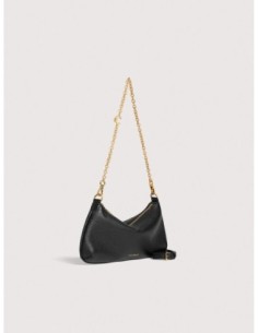 Minibag con catena in pelle con grana Coccinelle C-Me Chain Mini – Noir - foto 1 2