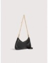 Minibag con catena in pelle con grana Coccinelle C-Me Chain Mini – Noir
