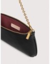 Minibag con catena in pelle con grana Coccinelle C-Me Chain Mini – Noir