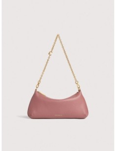 Minibag con catena in pelle con grana Coccinelle C-Me Chain Mini – Winter Rose - foto 1