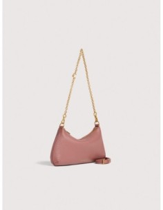 Minibag con catena in pelle con grana Coccinelle C-Me Chain Mini – Winter Rose - foto 1 2