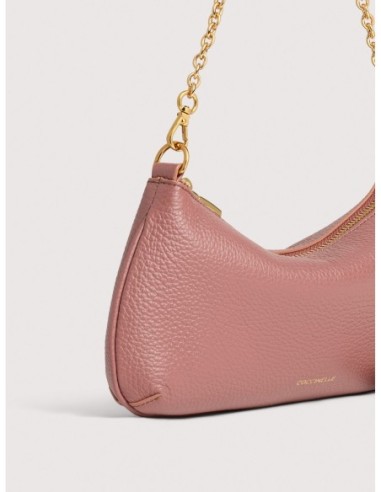 Minibag con catena in pelle con grana Coccinelle C-Me Chain Mini – Winter Rose - foto 4