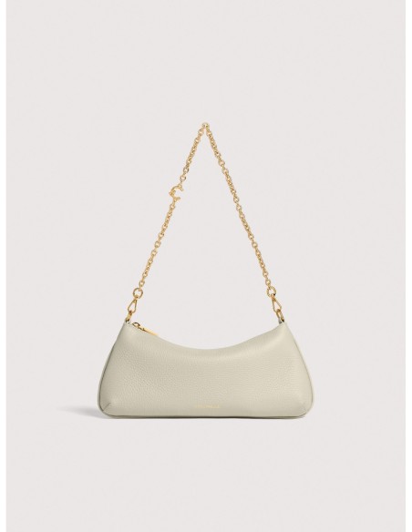 Minibag con catena in pelle con grana Coccinelle C-Me Chain Mini – Eucalipto - foto 1