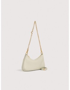 Minibag con catena in pelle con grana Coccinelle C-Me Chain Mini – Eucalipto - foto 1 2