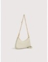 Minibag con catena in pelle con grana Coccinelle C-Me Chain Mini – Eucalipto