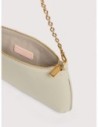 Minibag con catena in pelle con grana Coccinelle C-Me Chain Mini – Eucalipto