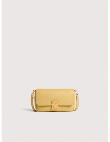 Minibag in pelle con grana Coccinelle C-Me Lock Mini – Honey - foto 1